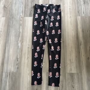 NWOT RBG Ruth Bader Ginsburg  Leggings Phenomenal Woman Size Small